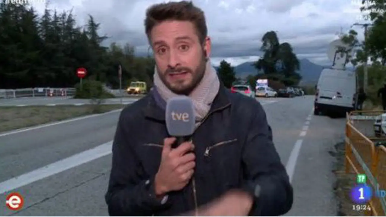 El reportero de TVE que cometió el lapsus. TVE