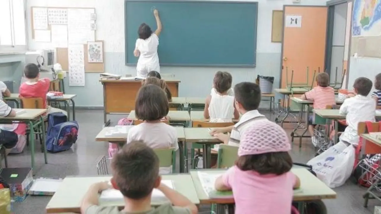 Un aula de primaria.AEP