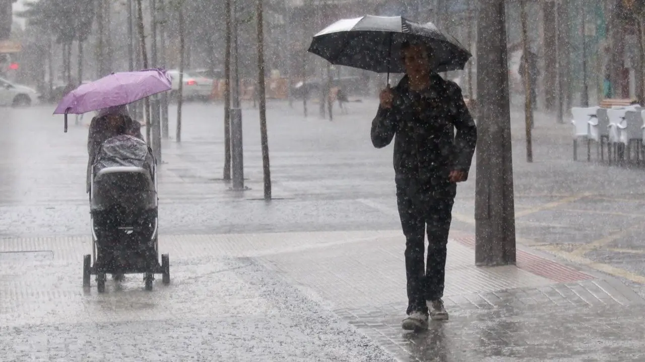 Un d&iacute;a lluvioso. ARCHIVO