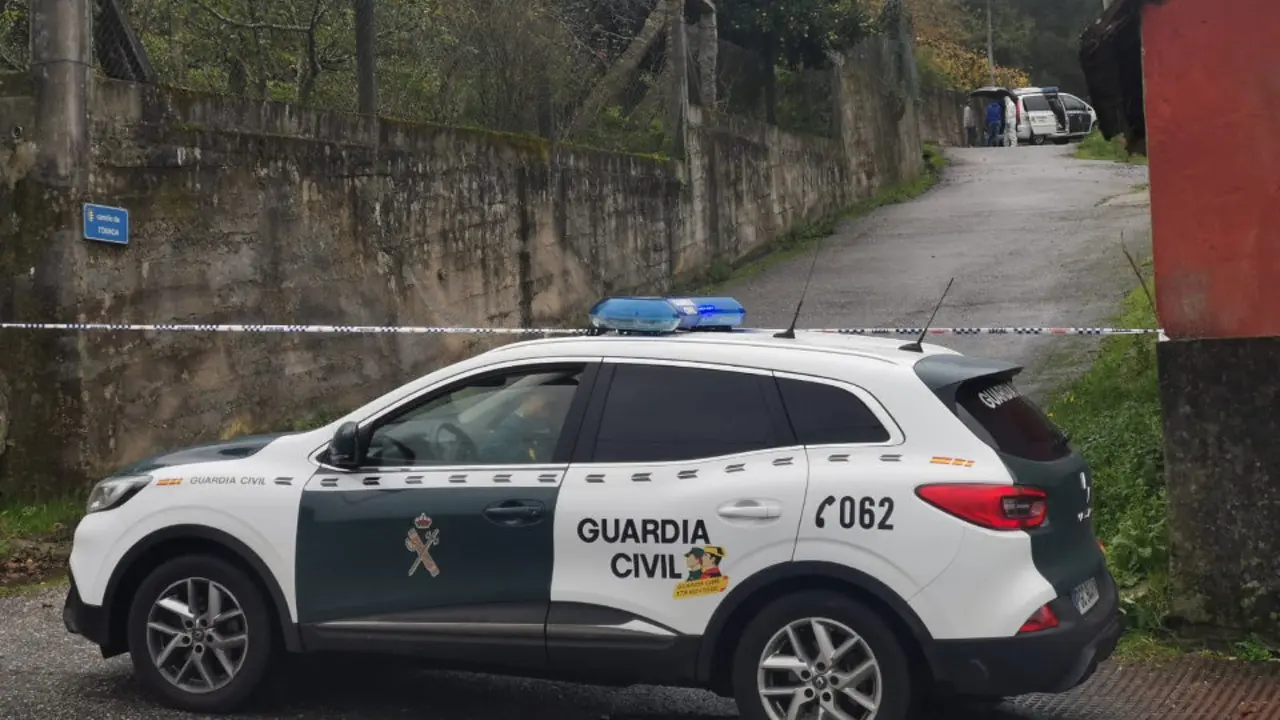 Lugar en el que apareció el cadáver de un lucense en Mos. EP