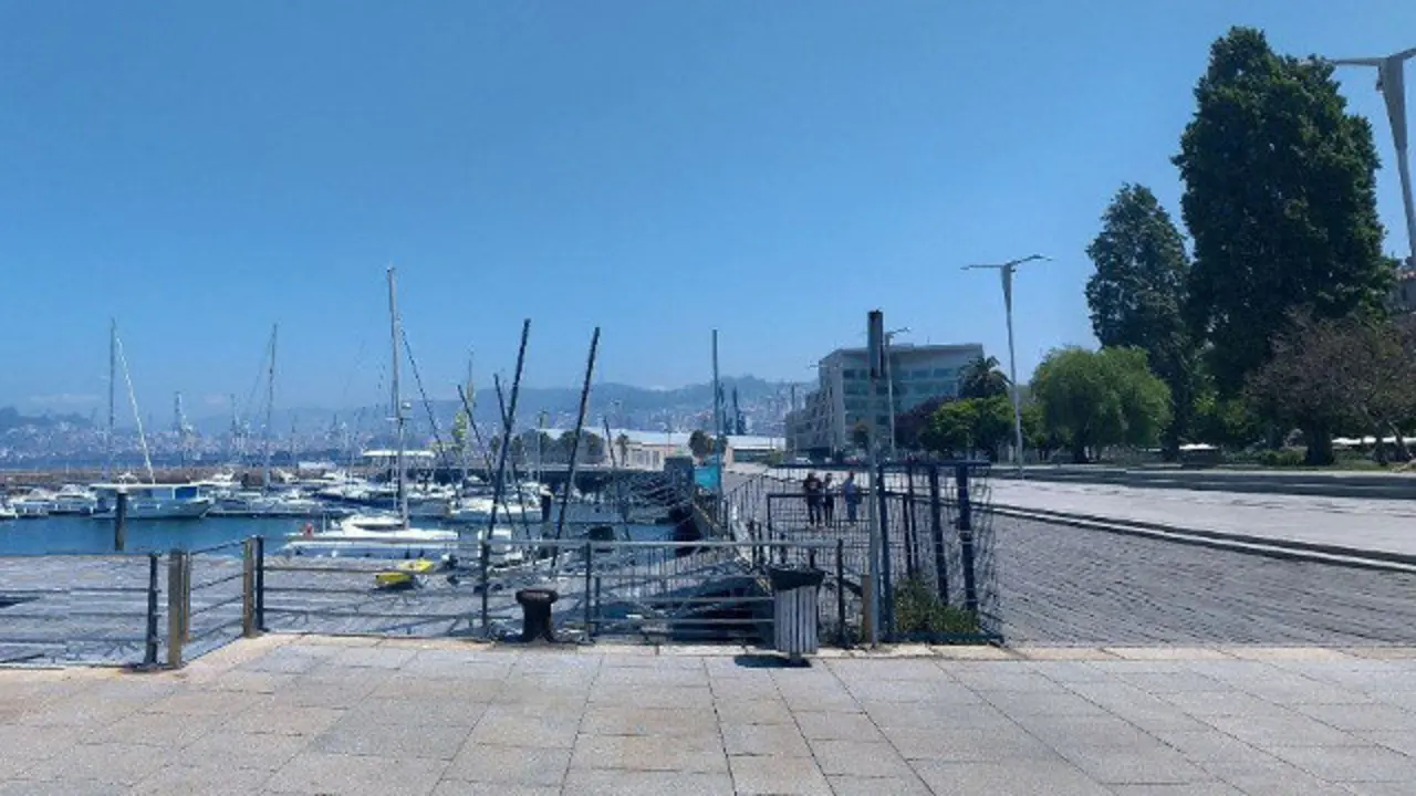 El muelle de Vigo. GOOGLE MAPS