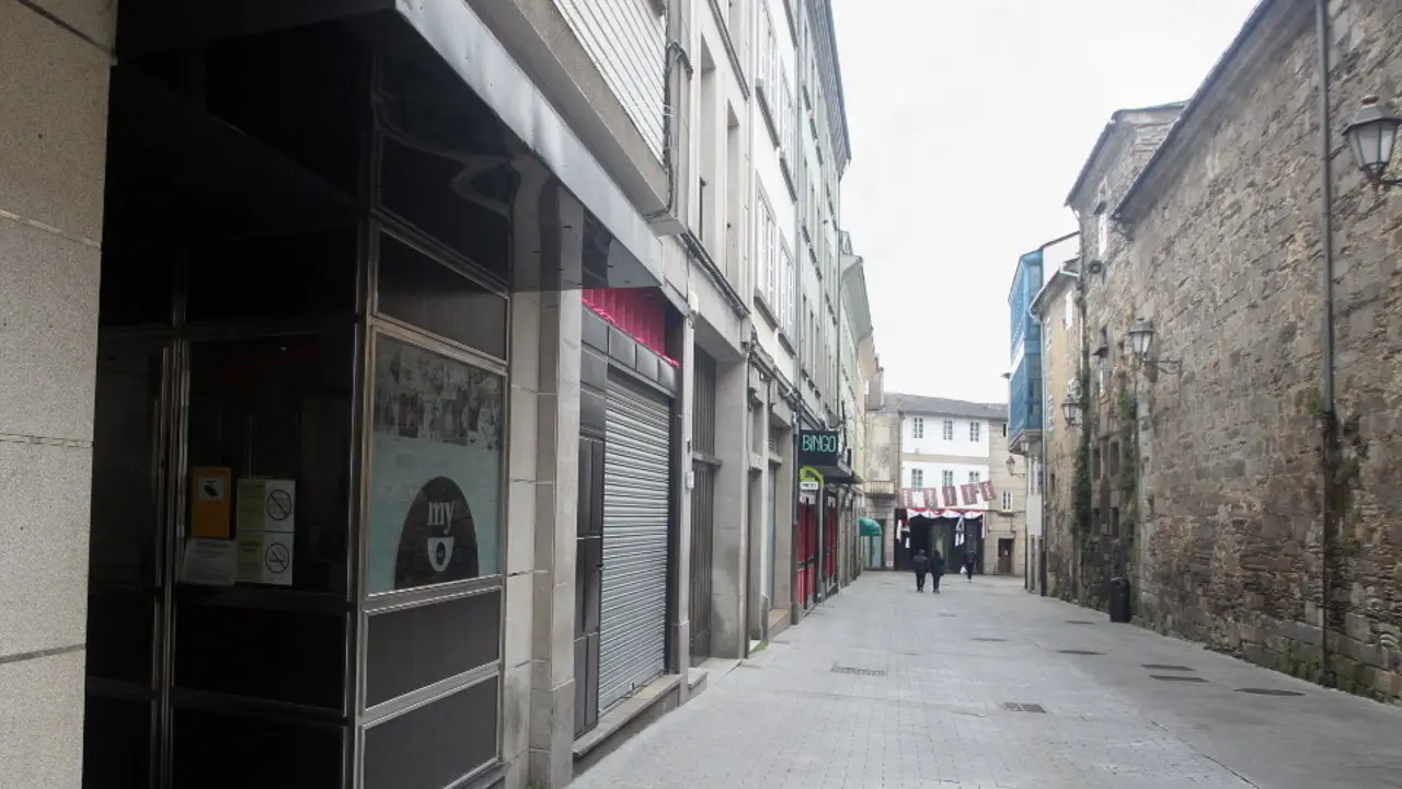La joven no recuerda nada tras haber pasado por la zona de copas de la calle Clérigos. aep