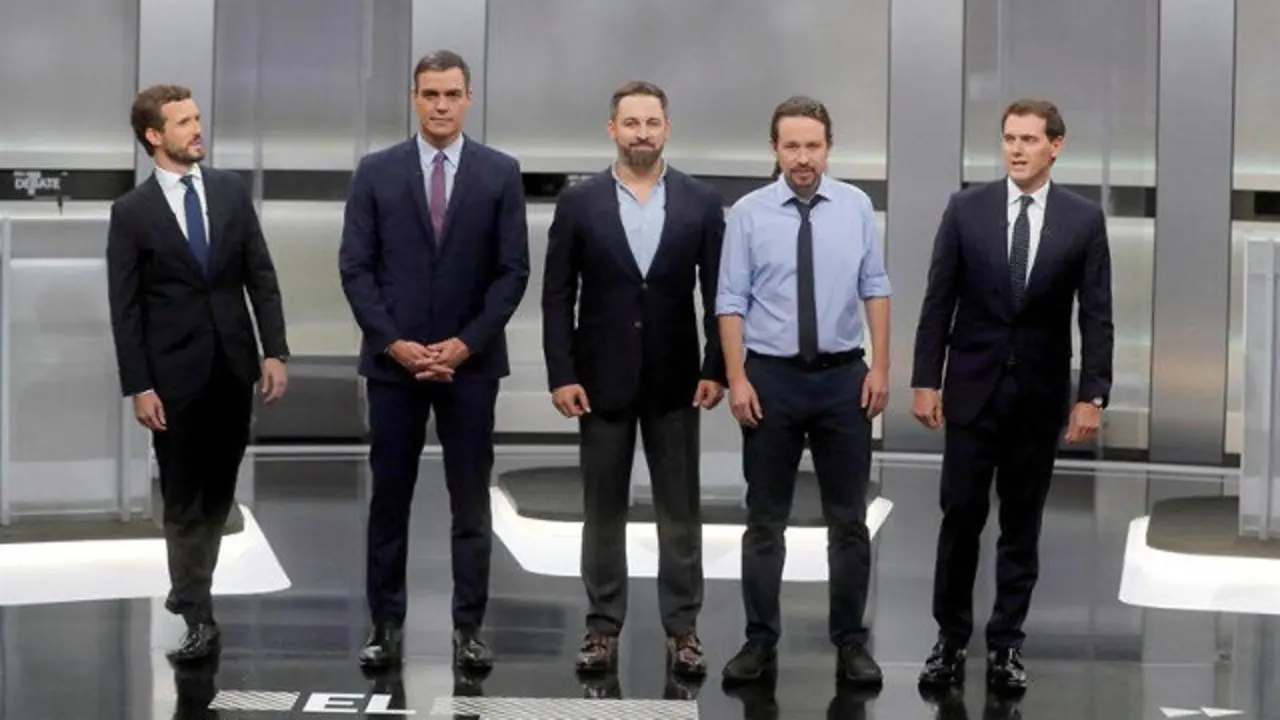 Los participantes en el debate. EFE