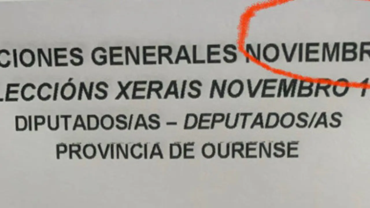 Una papeleta válida para las elecciones del 10-N.TWITTER
