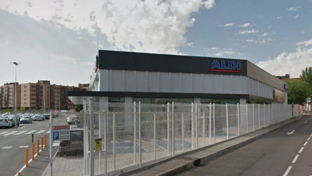 Exterior de un supermercado Aldi. GSV
