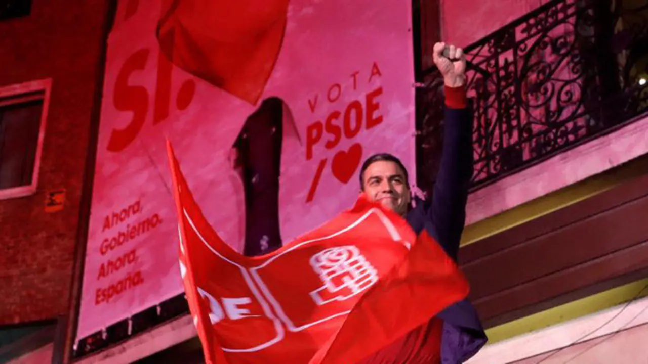 Pedro Sánchez, en Ferraz. JUANJO MARTÍN