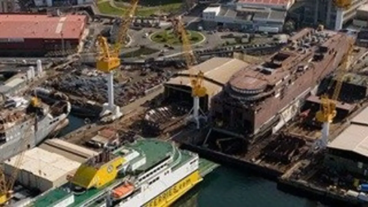 Astillero de Barreras, en la ría de Vigo.ADP