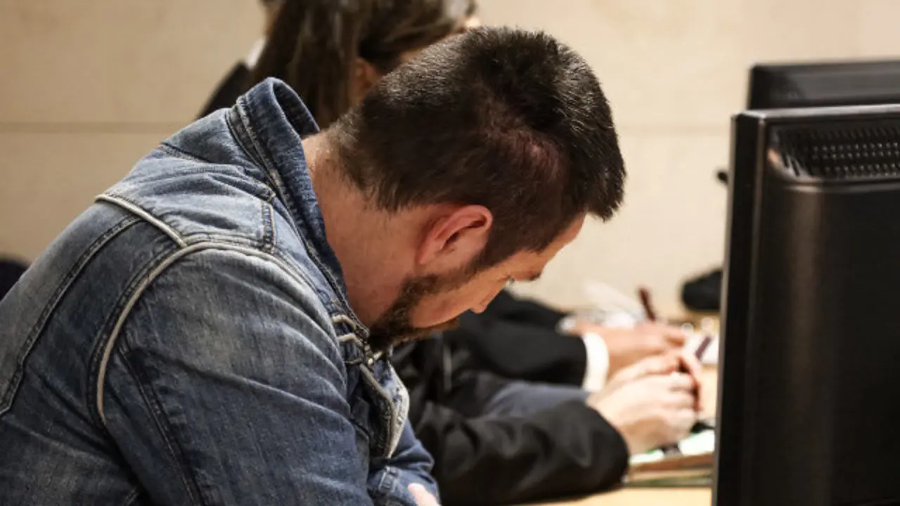 EL Chicle, durante el juicio. LUIS POLO