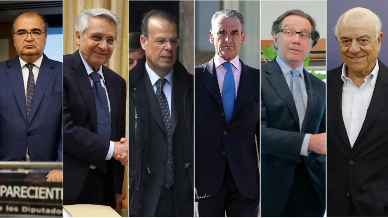 Ron, Gayoso, Pego, Conde, Méndez y González. ARCHIVO