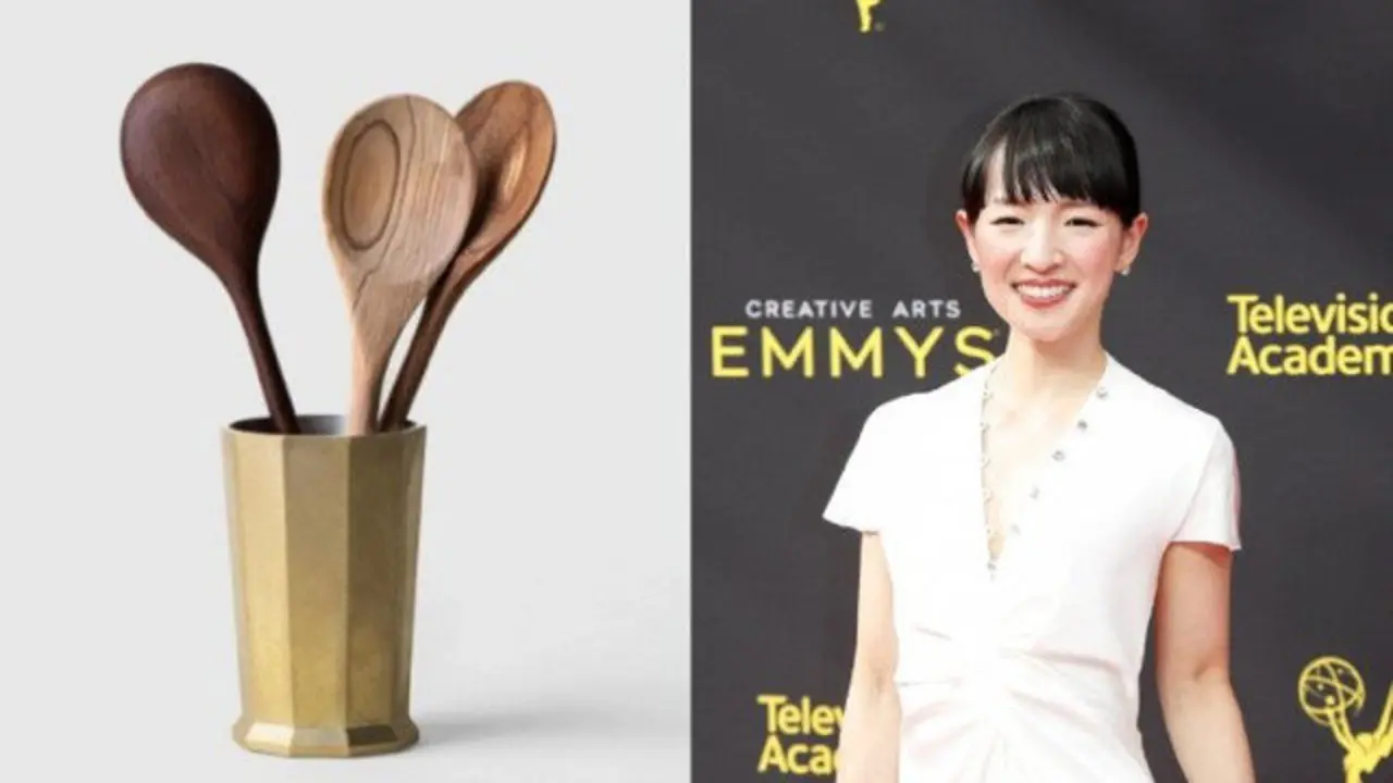 El vaso para las cucharas de Marie Kondo. EP