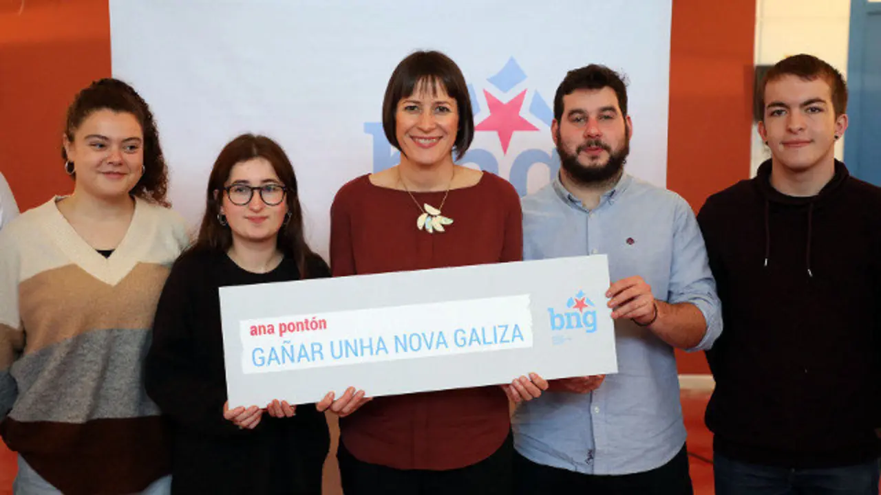 Ana Pontón lanza a súa precandidatura á liderar o BNG nas autonómicas. PEPE FERRÍN