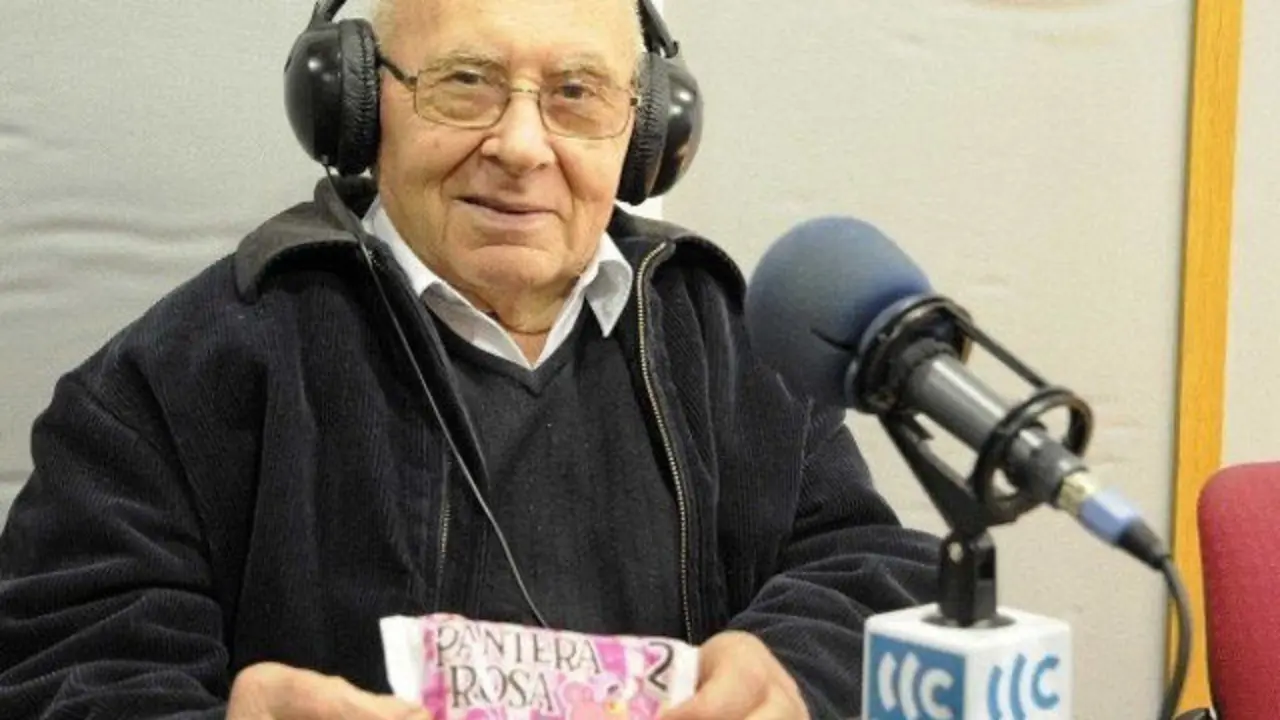 Josep Pujol, creador do pastel Pantera Rosa. TWITTER