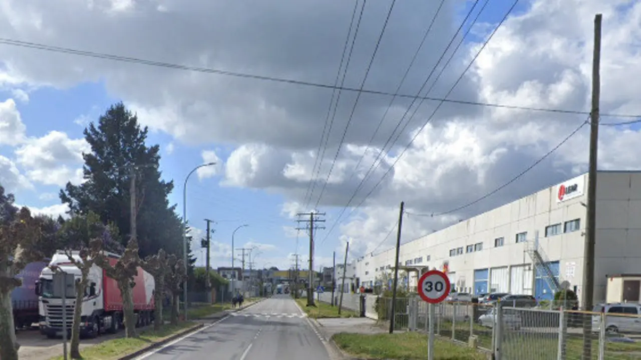 El suceso tuvo lugar en el polígono de As Gándaras, en O Porriño. GSV