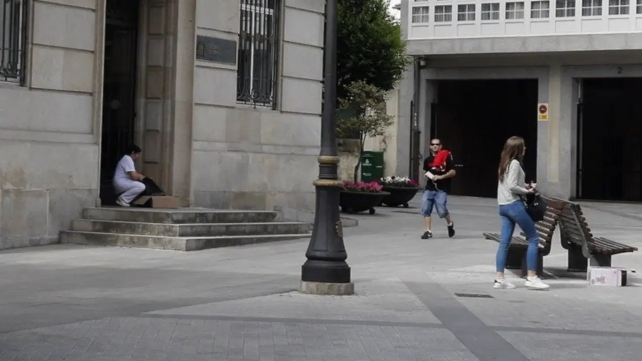 Rúa Armanyá, donde se produjo el robo. AEP