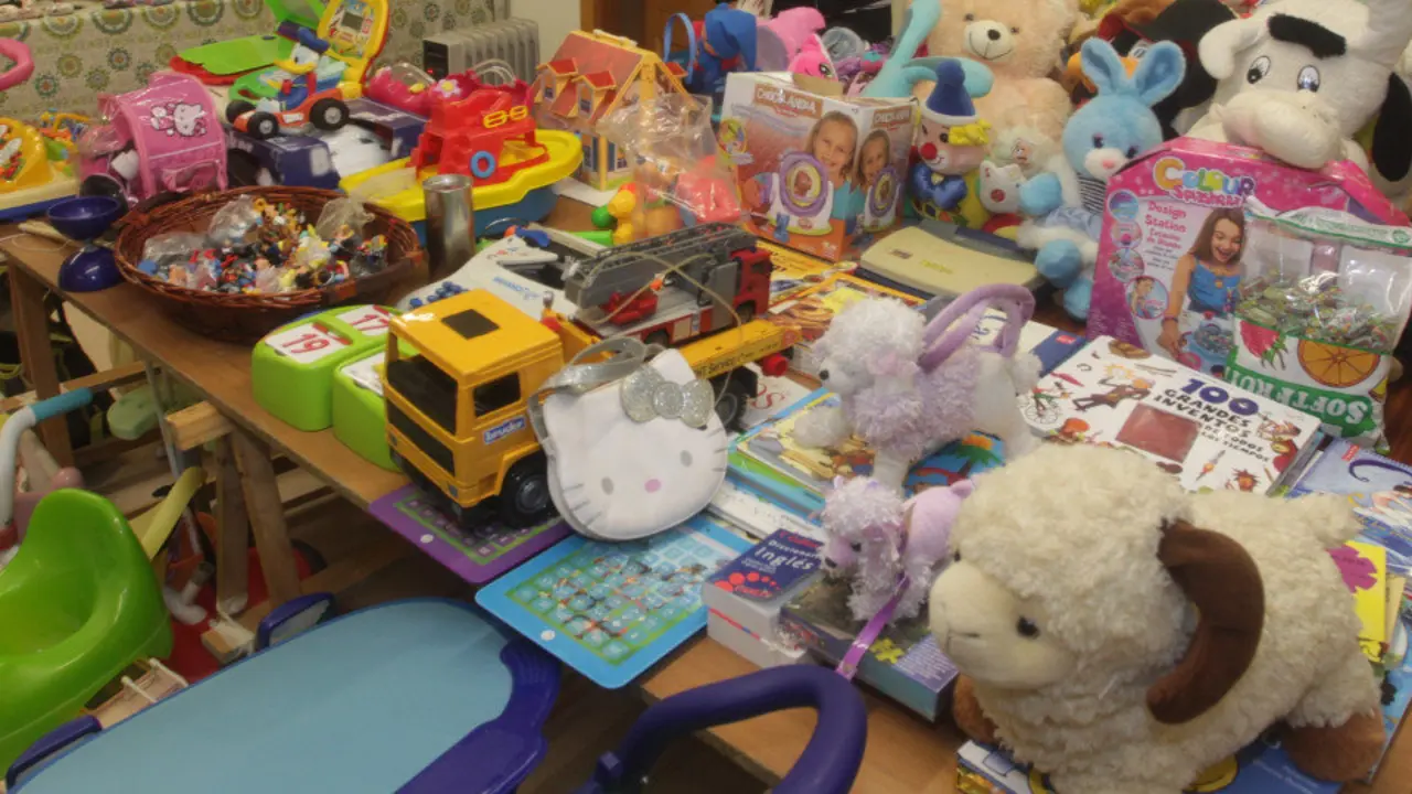 Imagen de una campaña pasada de recogida de juguetes. DAVID FREIRE (ADP)