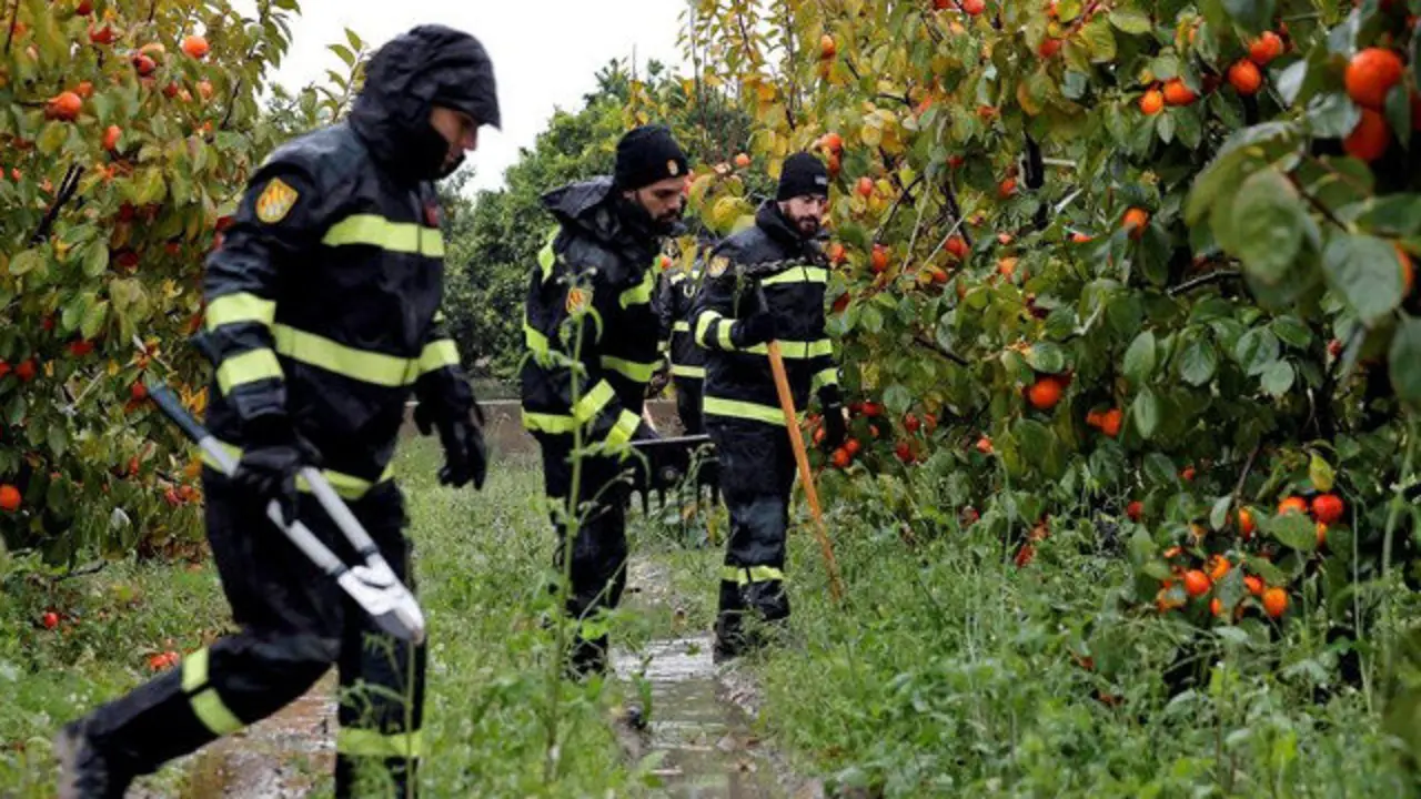 Operativo de búsqueda de Marta Calvo. EFE