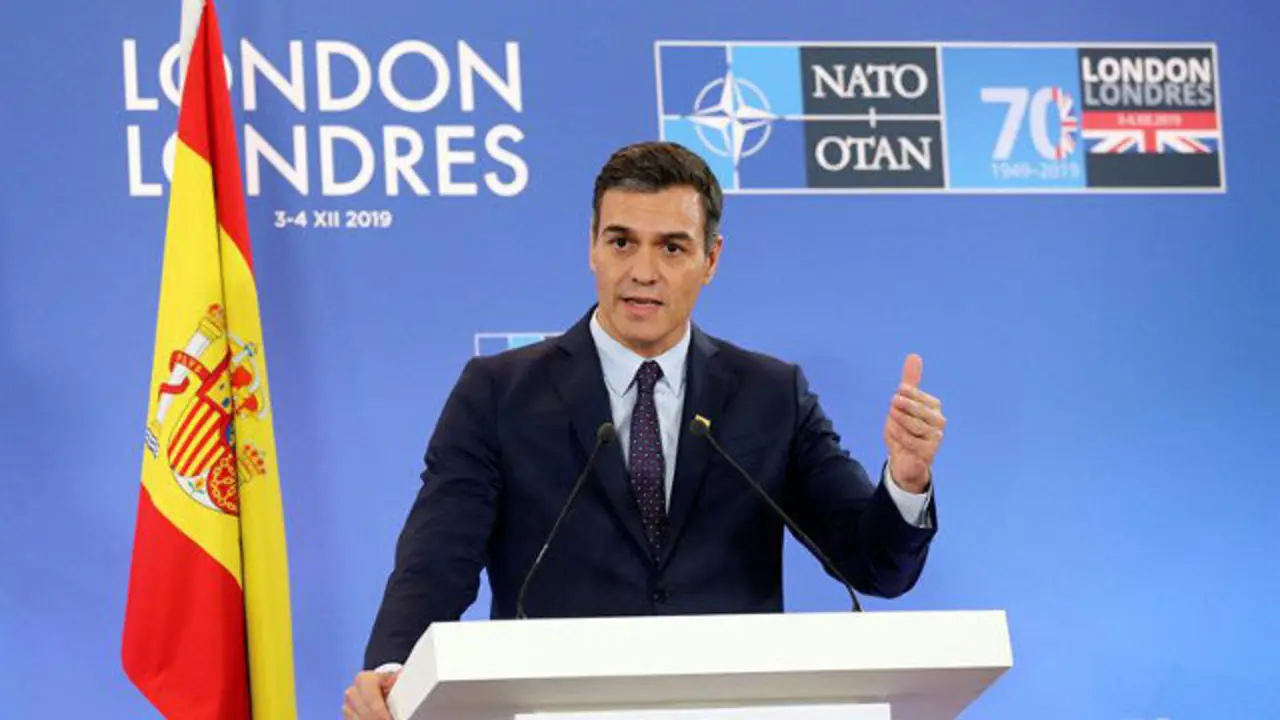 Pedro Sánchez, en Watford. ISABEL INFANTES