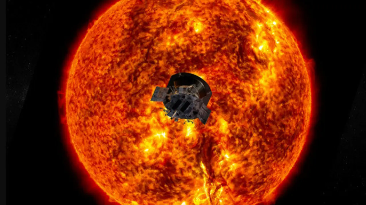 Una recreación de la sonda solar. NASA