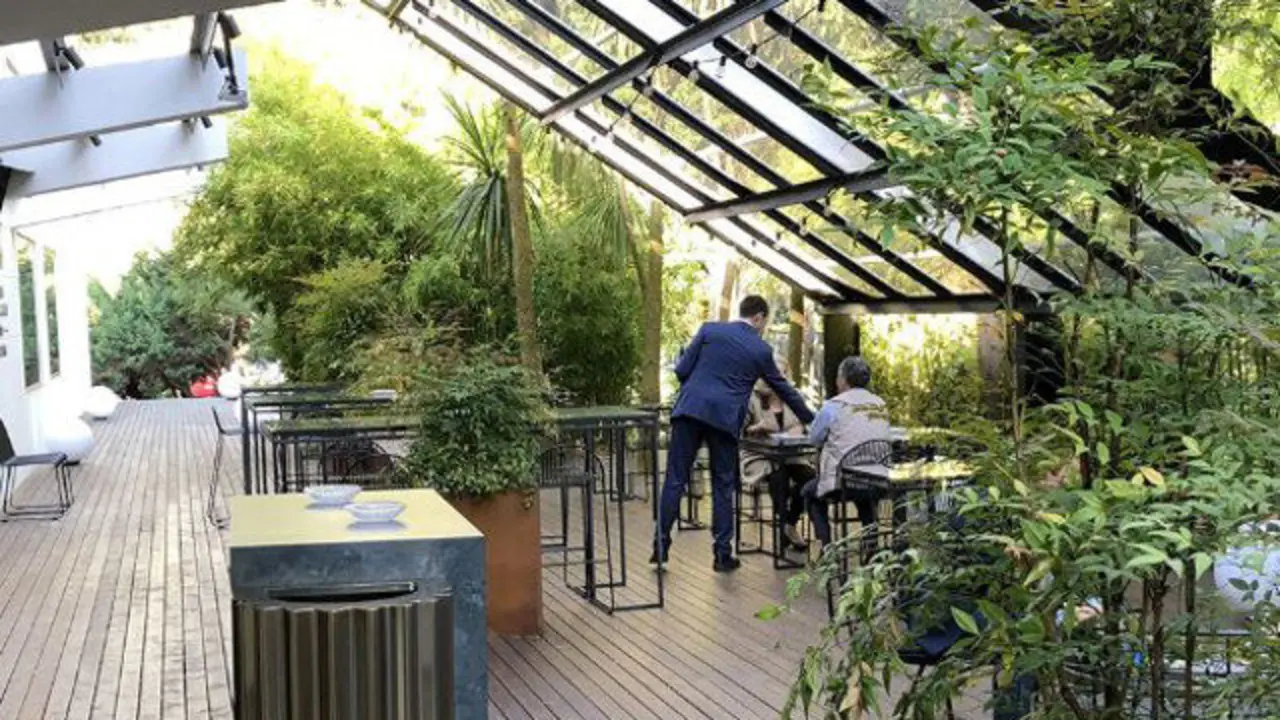 La terraza del Club Financiero Atlántico. CLUB FINANCIERO