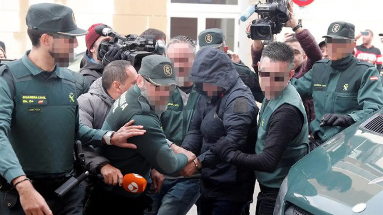 El sospechoso de la muerte de Marta Calvo, Jorge Ignacio Palma, a su llegada a los juzgados