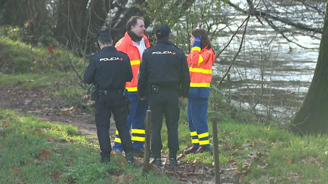 Parte do dispositivo de procura do desaparecido en Sigüeiro. TVG