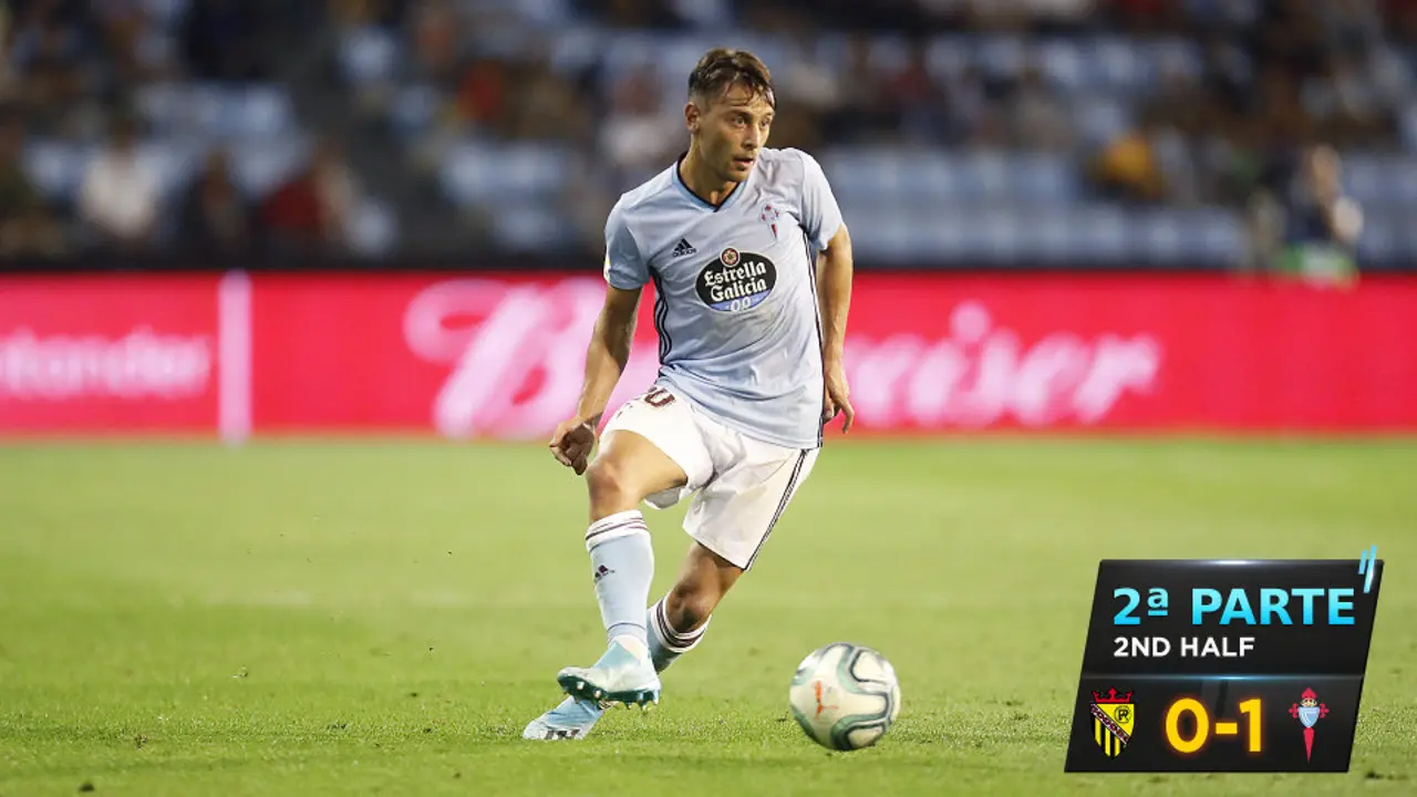 Una imagen del partido. RC CELTA DE VIGO