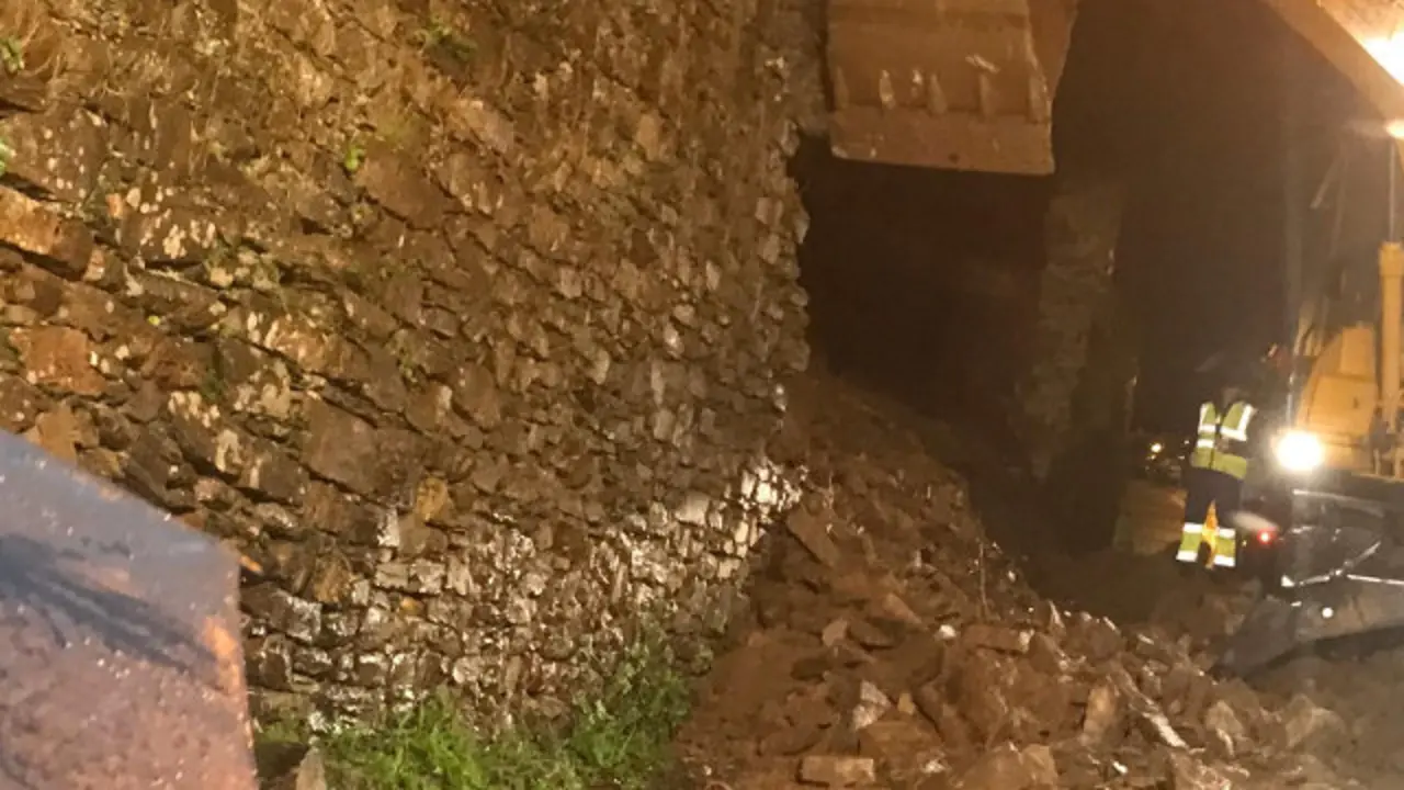 Lugar en el que se produjo el desprendimiento.EP