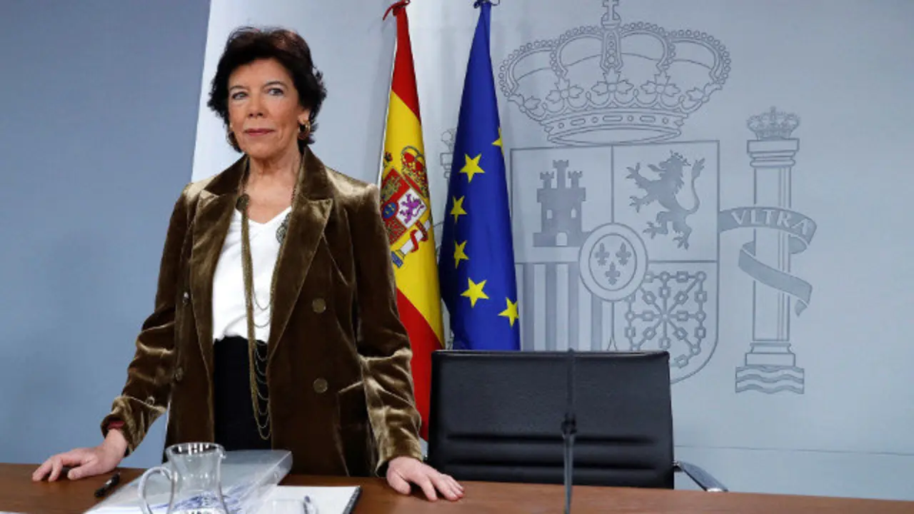 Isabel Celaá, este viernes. EFE