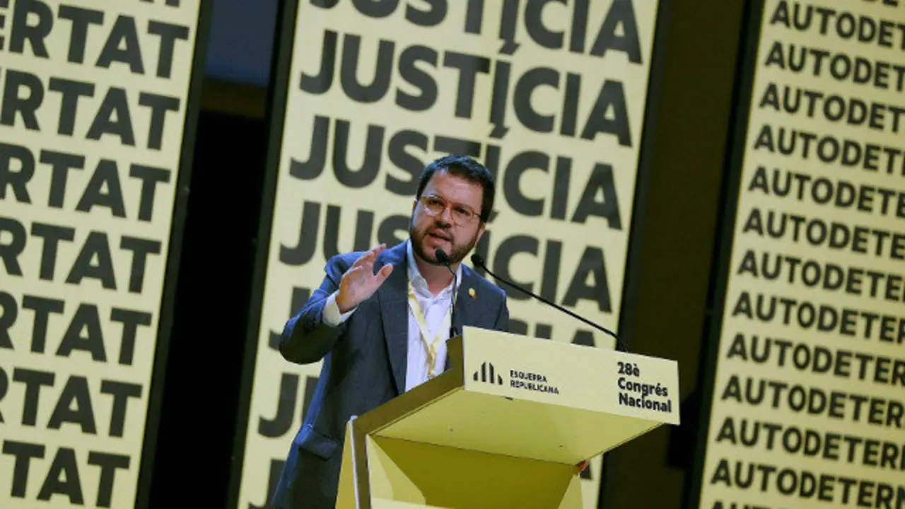 O coordinador xeral de ERC e vicepresidente da Generalitat, Pere Aragonés. EFE