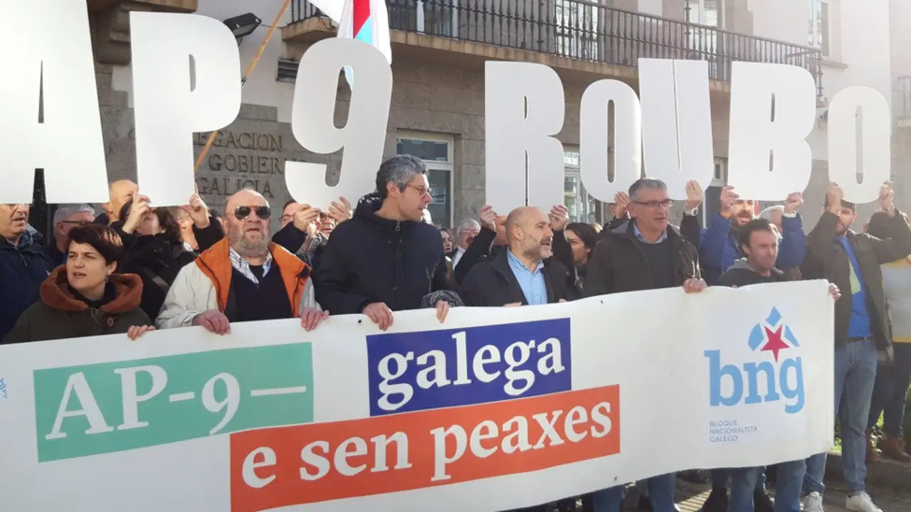 Concentración do BNG. TWITTER (@obloque)