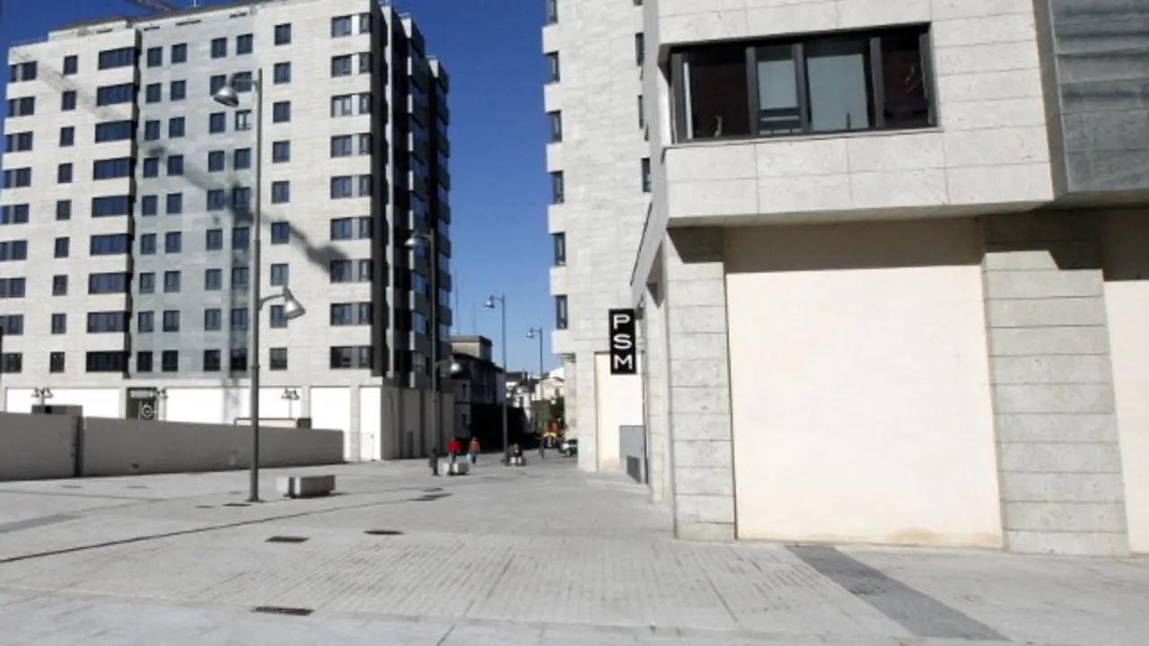 Zona de la Praza de Bretaña en Lugo. ARCHIVO