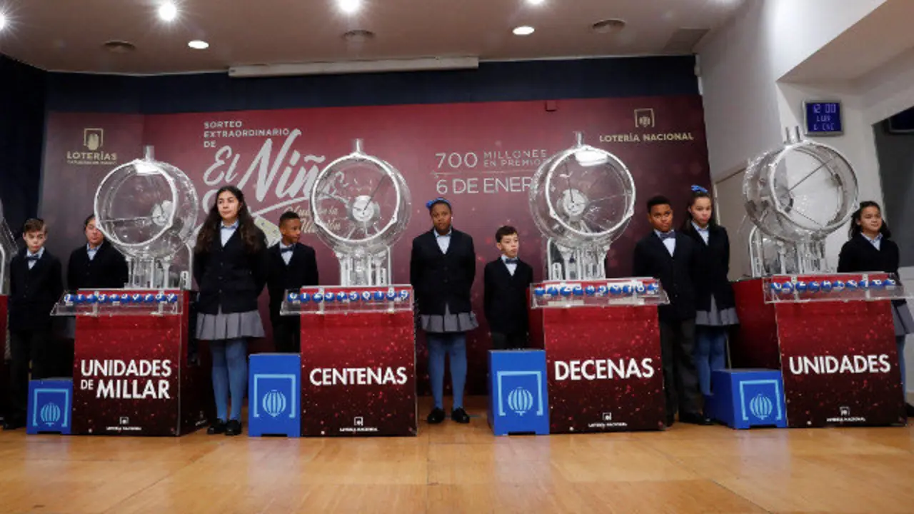 Sorteo de la Loter&iacute;a del Ni&ntilde;o. EFE