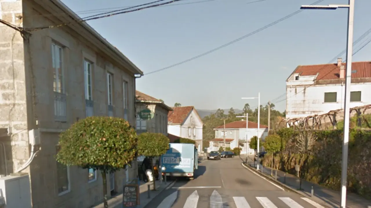 Rúa Ramón Peinador, en Mondariz. GSV