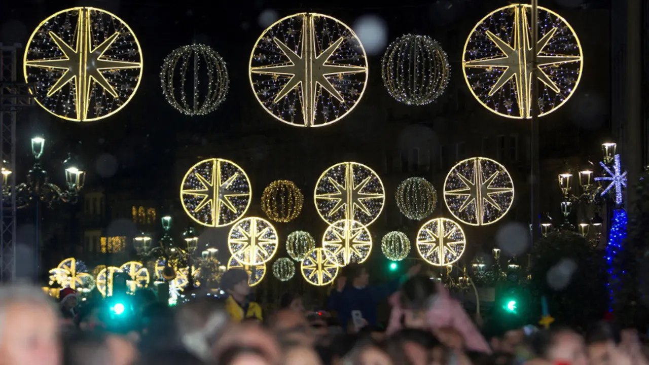 Alumbrado navideño de Vigo. SALVADOR SAS