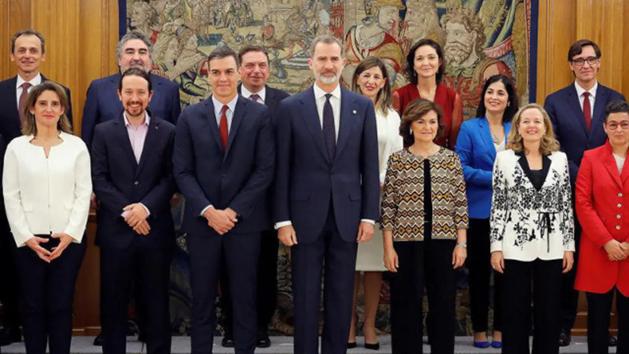 Toma de posesión del Gobierno junto al Rey. CHEMA MOYA