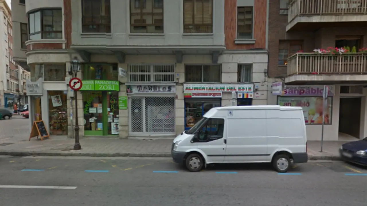 Lugar onde se produciu o suceso na Rúa Progreso de Burgos. GOOGLE MAPS