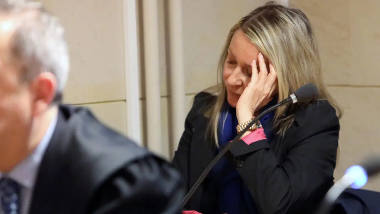 Marina Castaño, durante el juicio. XOÁN REY