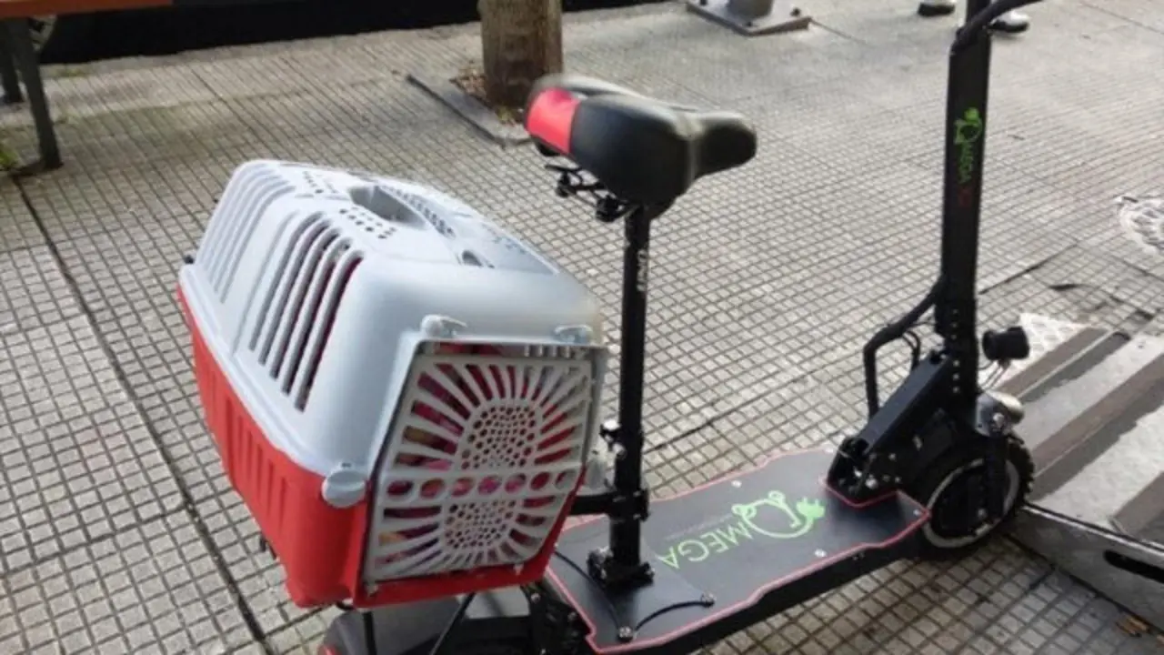 Imagen del patinete. POLICÍA LOCAL DE VIGO