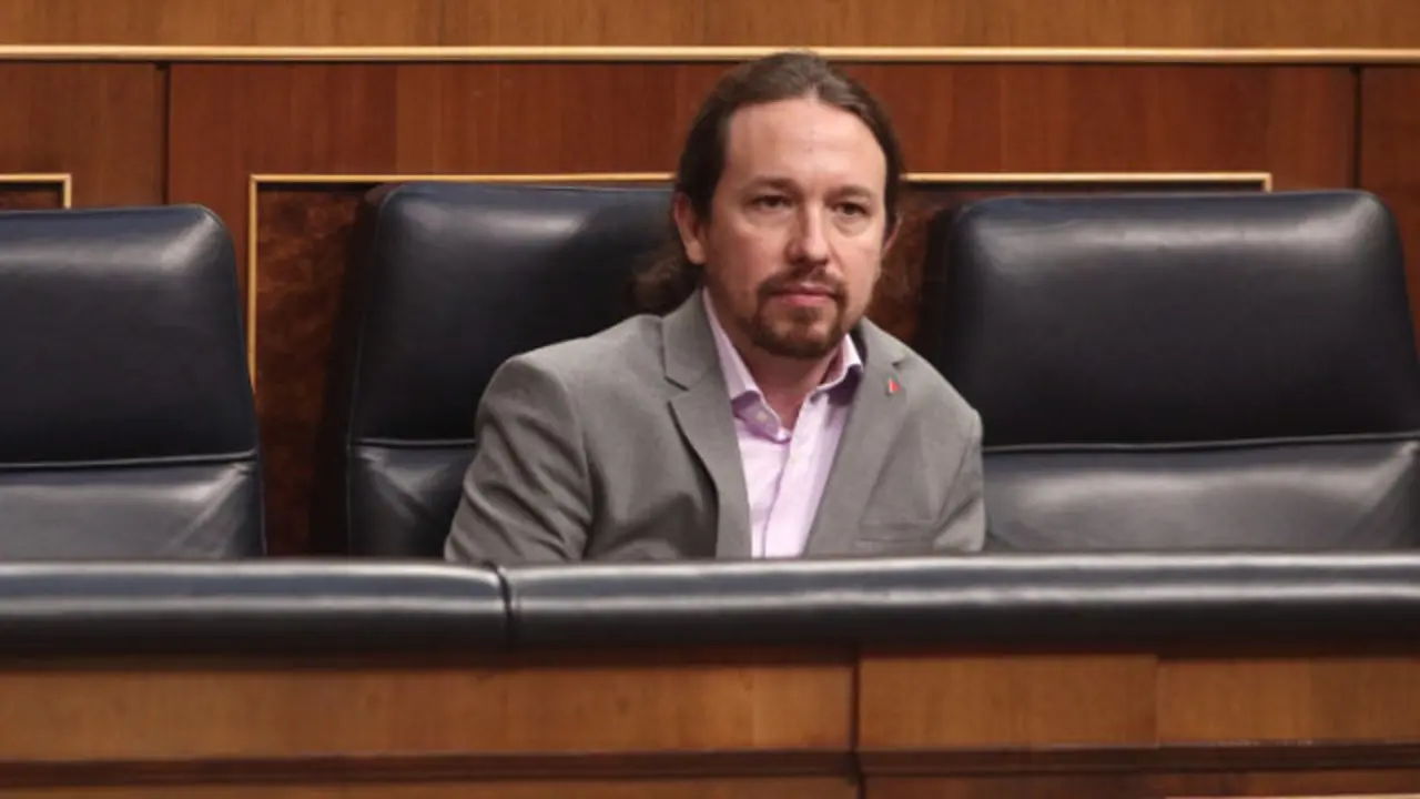 Pablo Iglesias, en el Congreso. EUROPAPRESS