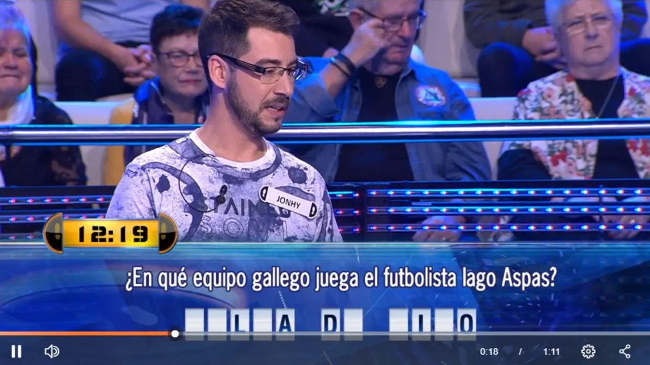 Jonhy, concursante de &#39;Ahora Caigo&#39;. ANTENA TRES