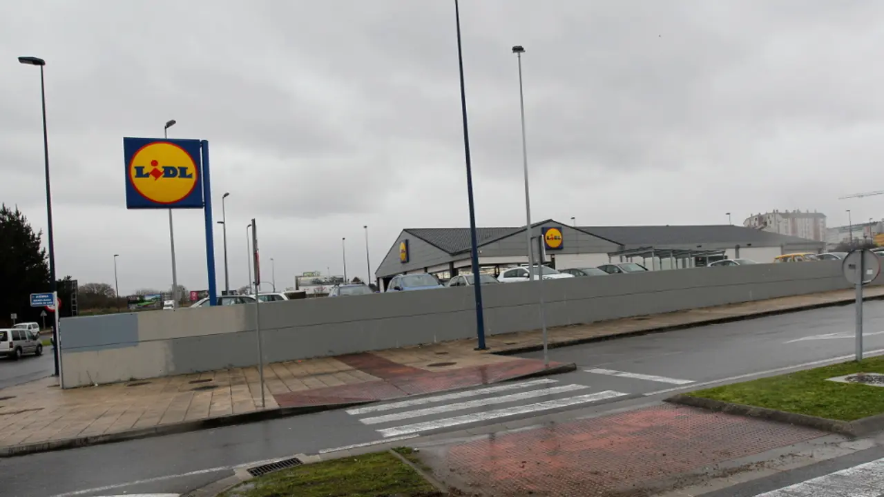 Imaxe dun supermercado Lidl. AEP