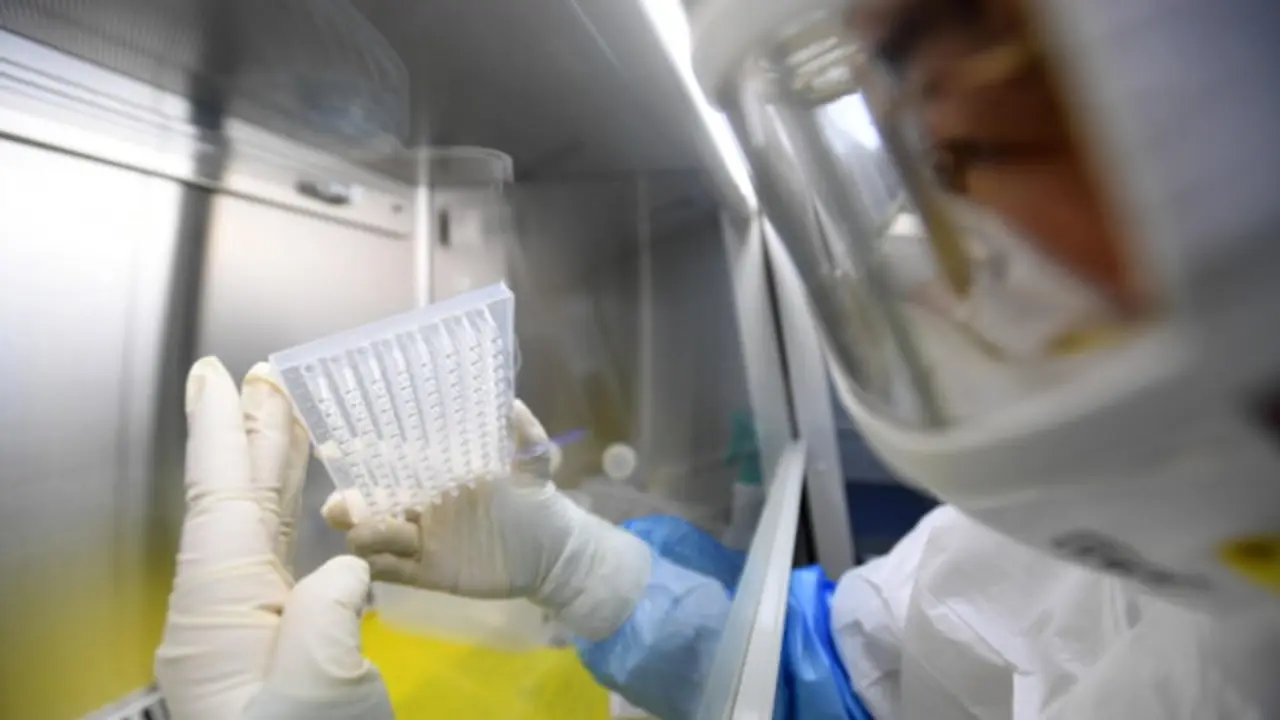 Un laboratorio de Wuhan. EFE