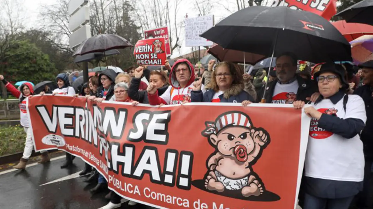 Protesta pola sanidade p&uacute;blica. XO&Aacute;N REY