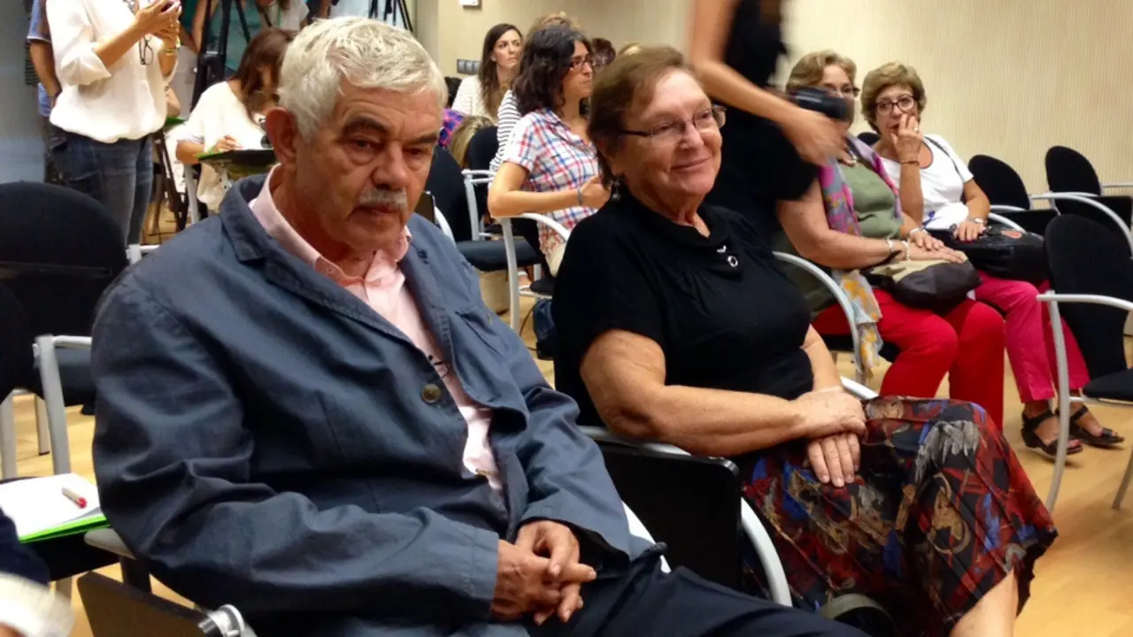 Pasqual Maragall y Diana Garrigosa en una imagen de archivo. EUROPA PRESS
