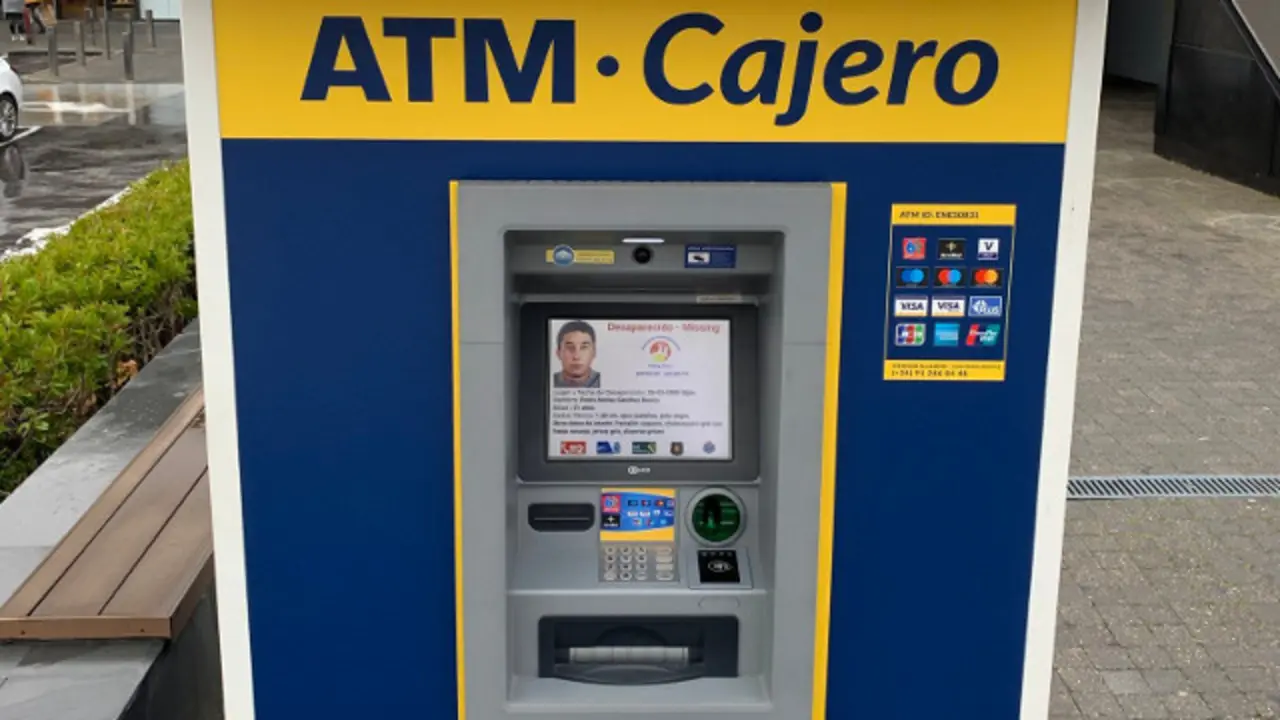Alerta de desaparición en un cajero. SOS DESAPARECIDOS
