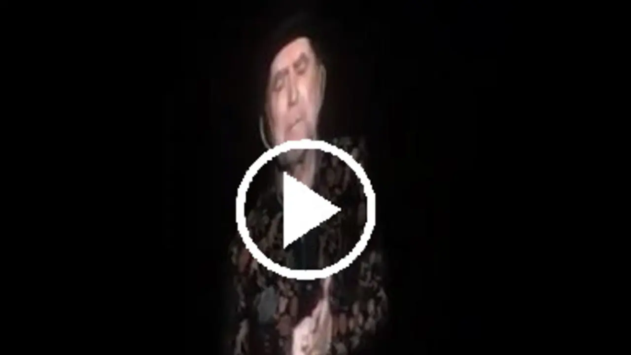 Sabina, antes de caerse. TWITTER