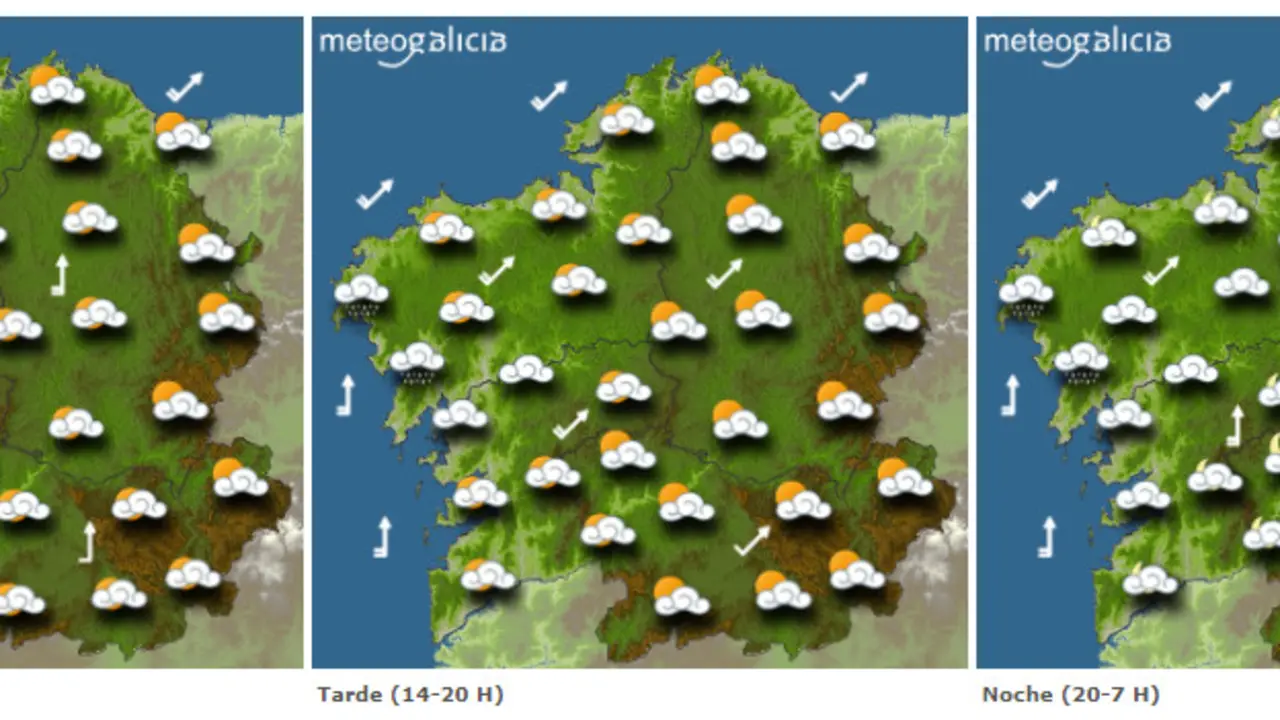 Previsión para este venres. METEOGALICIA