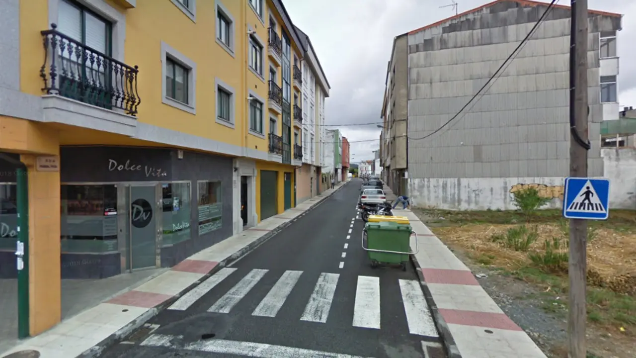 Calle María Pita, en Narón. GSV