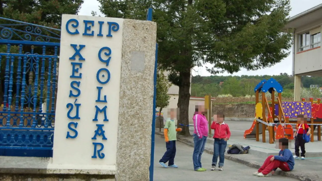 El colegio Xesús Golmar de Lalín. ARCHIVO