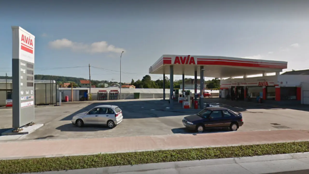 Gasolineira Avia, na Laracha. GOOGLE MAPS